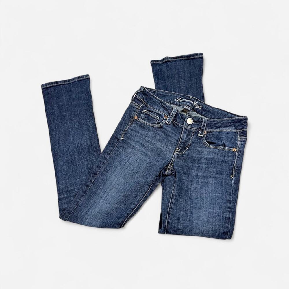 American Eagle Outfitters Blue Flare & Wide Leg Jeans